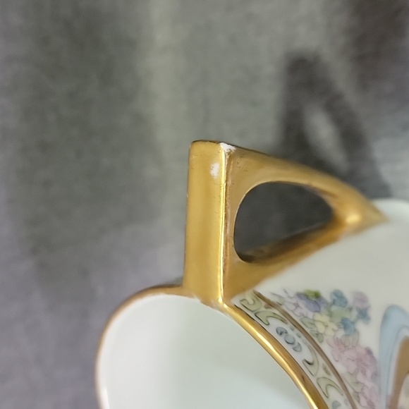 Set Of Art Deco Sugar Bowl And Creamer - Picture 8 of 9